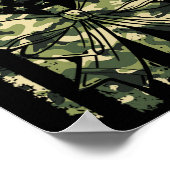 Camouflage Oude Camo Bow Camo Coquette Bow Hunting Poster (Hoek)