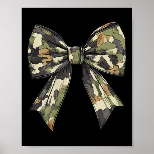 Camouflage Oude Camo Bow Camo Coquette Bow Hunting Poster