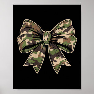 Camouflage Oude Camo Bow Camo Coquette Bow Hunting Poster