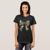 Camouflage Oude Camo Bow Camo Coquette Bow Hunting T-shirt (Voorkant volledig)