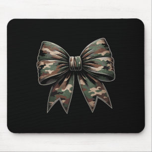 Camouflage Oude Camo Bow Camo Vrouwen Coquette Bow Muismat