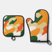 camouflage ovenwant & pannenlap set (Voorkant)