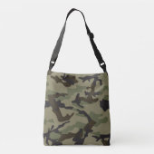 camouflage overdwarzak crossbody tas (Achterkant)