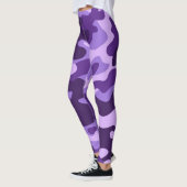 camouflage paars leggings (Links)