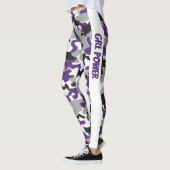 Camouflage Paarse GRL Power Leggings (Links)