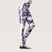 Camouflage Paarse GRL Power Leggings (Rechts)