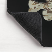 Camouflage Pan Fish Silhouette Digitale Camo Crapp Muismat (Hoek)