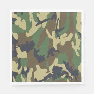 Camouflage Paper Napkins Servet