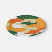 camouflage papieren bordje (Gekanteld)