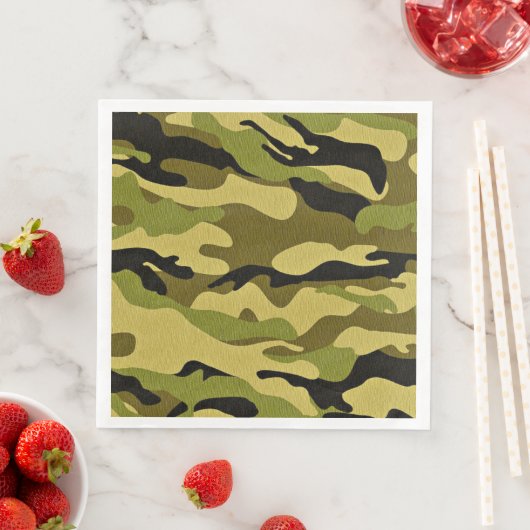camouflage papieren servetten (Insitu)