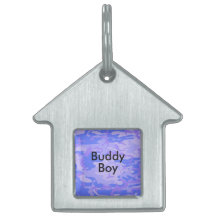 Camouflage pastel blauw Abstract huis huisdier naa