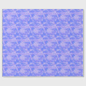 Camouflage pastel blauw Abstract patroon Cadeaupapier (Vlak)
