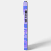 Camouflage pastel blauw Abstract patroon Case-Mate iPhone Case (Achterkant / Links)