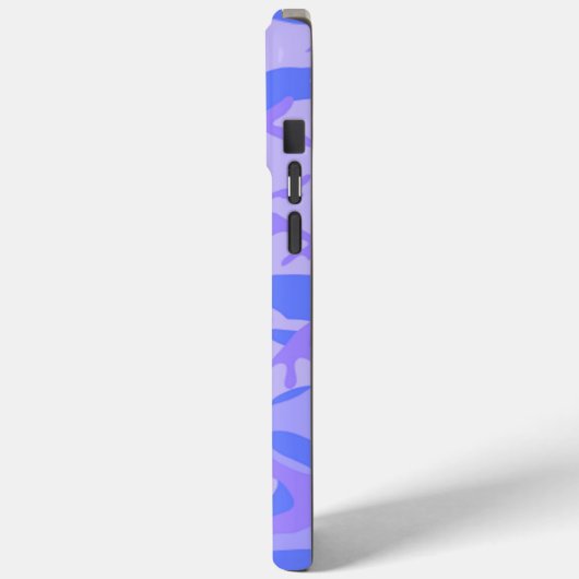 Camouflage pastel blauw Abstract patroon Case-Mate iPhone Case (Achterkant / Links)