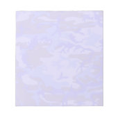 Camouflage pastel blauw Abstract patroon Notitieblok (Voorkant)