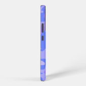 Camouflage pastel blauw Abstract patroon Samsung Galaxy Hoesje (Rechterkant)