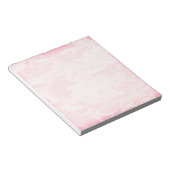 Camouflage pastel roze Abstract patroon Notitieblok (Schuin)