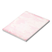 Camouflage pastel roze Abstract patroon Notitieblok (Linkerzijde)