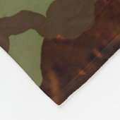 Camouflage Patroon 1 Fleece Deken-Hunter Deken (Hoek)