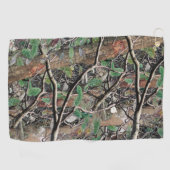 Camouflage Patroon 4 jagen Golfhanddoek (Horizontaal)