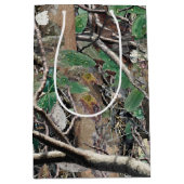 Camouflage Patroon 4 jagen Medium Cadeauzakje (Voorkant)