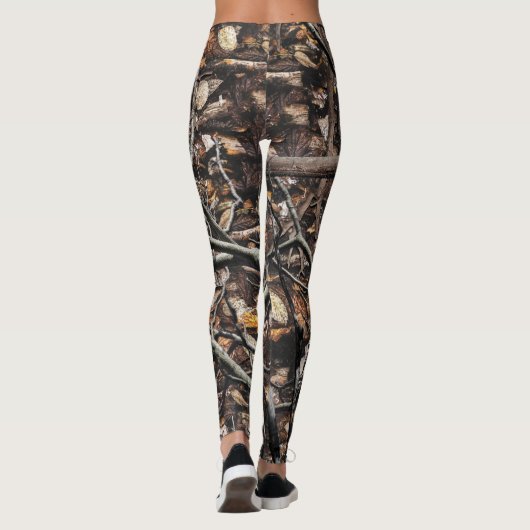 Camouflage Patroon 6 jagen Leggings (Achterkant)