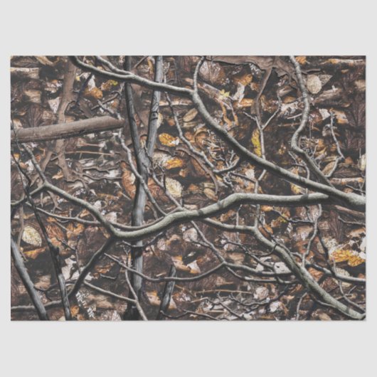 Camouflage Patroon 6 jagen Tissuepapier (Voorkant)