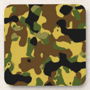 camouflage Patroon Bier Onderzetter