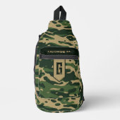 Camouflage Patroon Crossbody tas voor Man/Vader (Voorkant)