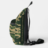 Camouflage Patroon Crossbody tas voor Man/Vader (Rechts)