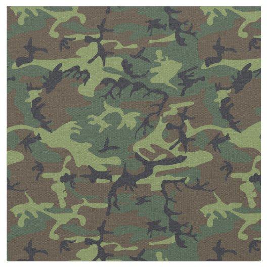 Camouflage Patroon Groen Ontwerp Stof (Close Up)