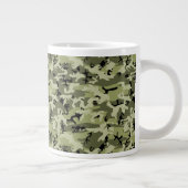 Camouflage Patroon, Militair Patroon, Camo, Leger Grote Koffiekop (Rechts)