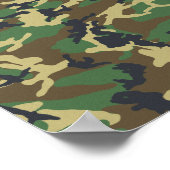 Camouflage Patroon, Militair Patroon, Camo, Leger Poster (Hoek)