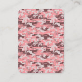 Camouflage Patroon, Militair Patroon, Camo, Leger Visitekaartje (Achterkant)