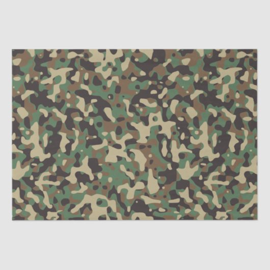 Camouflage-patroon Tissuepapier (Voorkant)