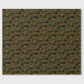 Camouflage-patroon van het Militair Groene Leger Cadeaupapier (Vlak)