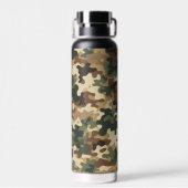 Camouflage-patroon Waterfles (Achterkant)