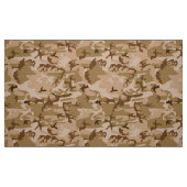 Camouflage Patroon, Woestijn Tan en Bruin Stof (Fat Quarter)