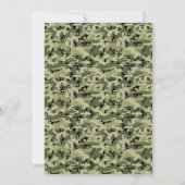 Camouflage Pattern, Camo, Militair, zoet 16 Kaart (Achterkant)