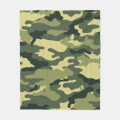 Camouflage Pattern Fleece Deken (Voorkant)