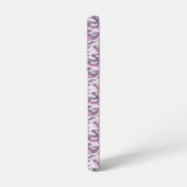 Camouflage Pattern in double Gray and Pink Samsung Galaxy Hoesje (Linkerkant)