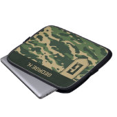 Camouflage Pattern Laptop Sleeve (Voorkant onderkant)