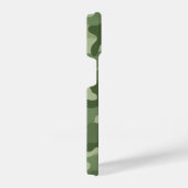 Camouflage Pattern - Shades of Green - Block Text iPhone Hoesje (Rechterkant)
