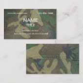 Camouflage Pattern Visitekaartje (Voorkant / Achterkant)