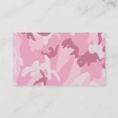 Camouflage Pattern Visitekaartje (Achterkant)