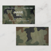 Camouflage Pattern Visitekaartje (Voorkant / Achterkant)