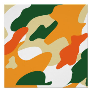 camouflage perfect poster