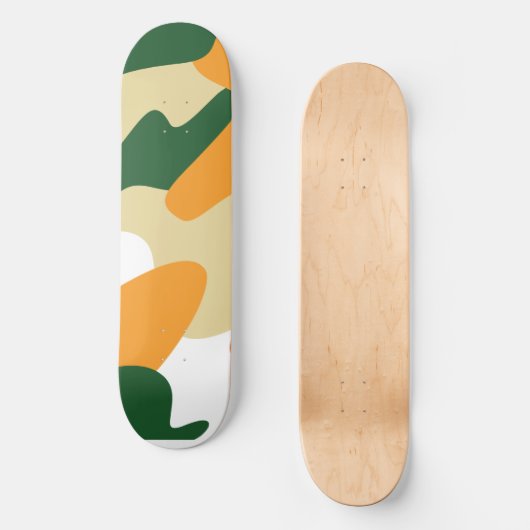 camouflage persoonlijk skateboard (Voorkant)