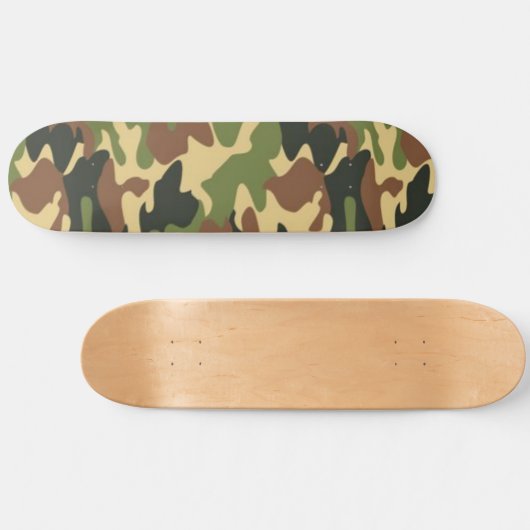 camouflage persoonlijk skateboard (Horizontaal)
