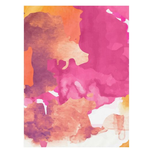 Camouflage Pink Abstract Tafelkleed (Voorkant)